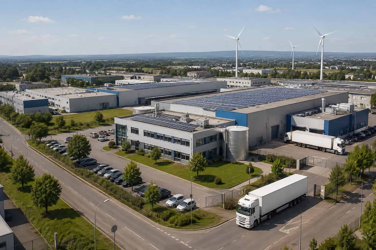 nave industrial de una empresa